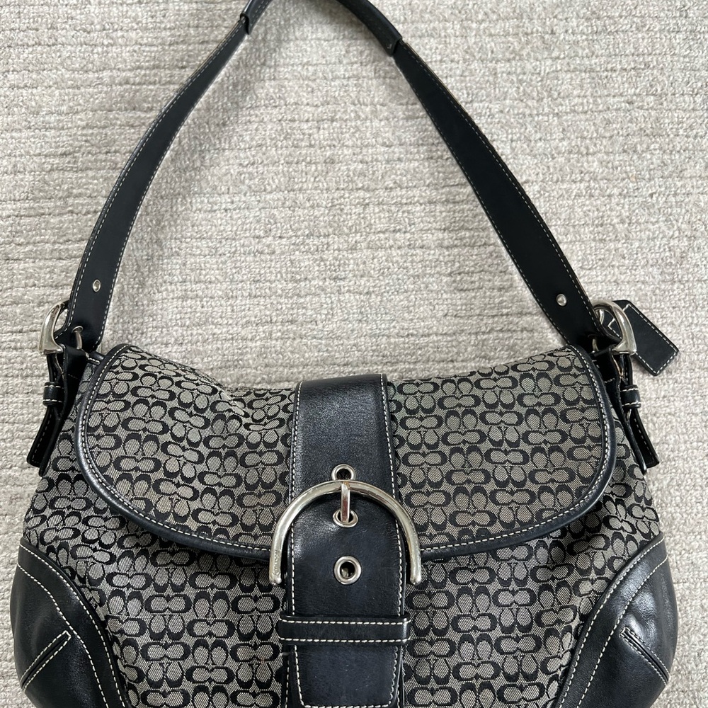 Vintage Coach Y2K Black Soho 6808 Bag - Picture 3 of 8